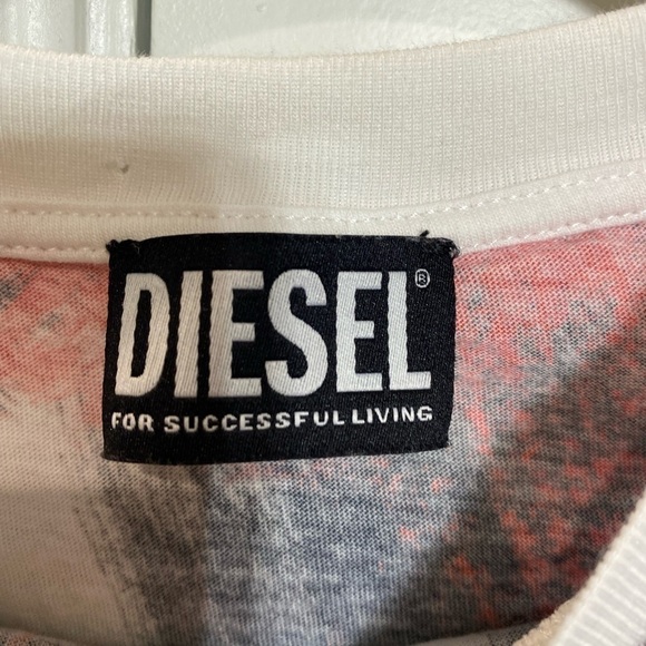 Diesel Kids Diesel Girls logo cropped T-Shirt - Picture 6 of 8